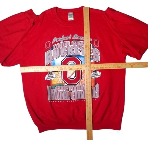 Vintage 2002 OSU Ohio State Buckeyes Sweatshirt Mens XL Pullover Crew Neck NCAA - Picture 4 of 5